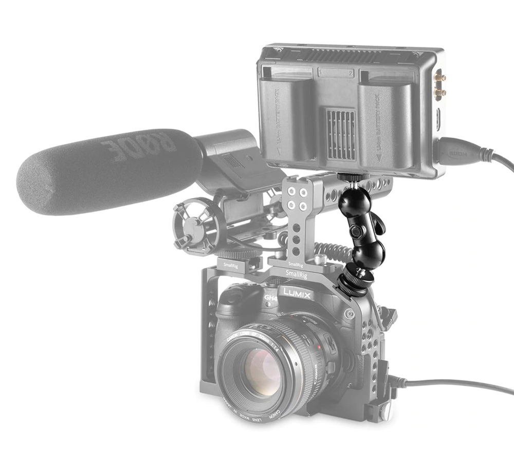 Шарнирный кронштейн SmallRig 1135, холодный башмак на 1/4"-20