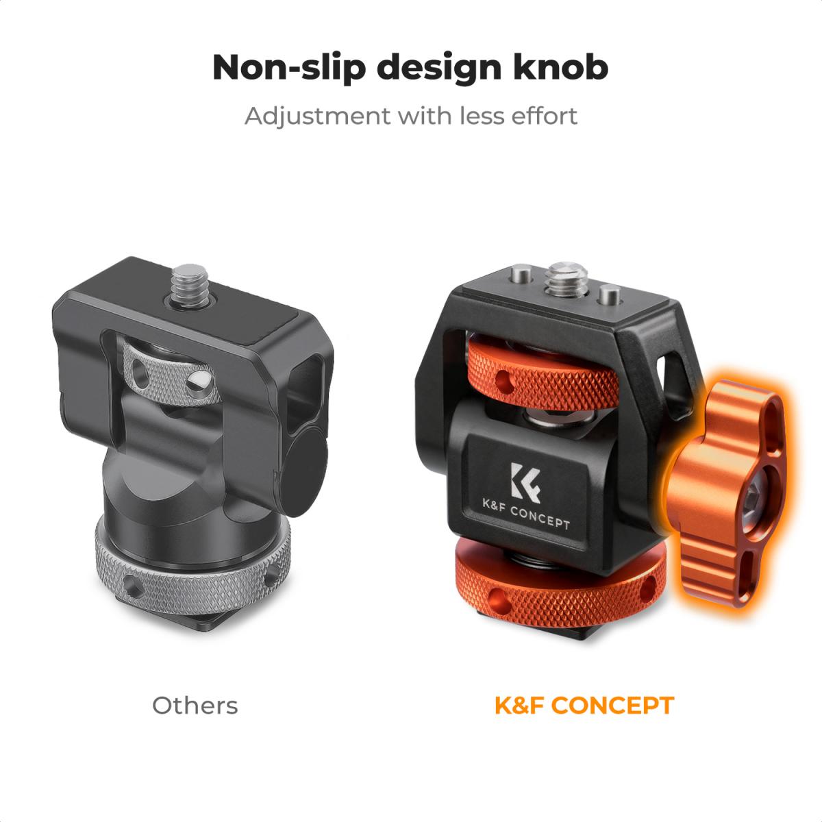 Крепление для монитора K&F Concept MS42 в башмак камеры