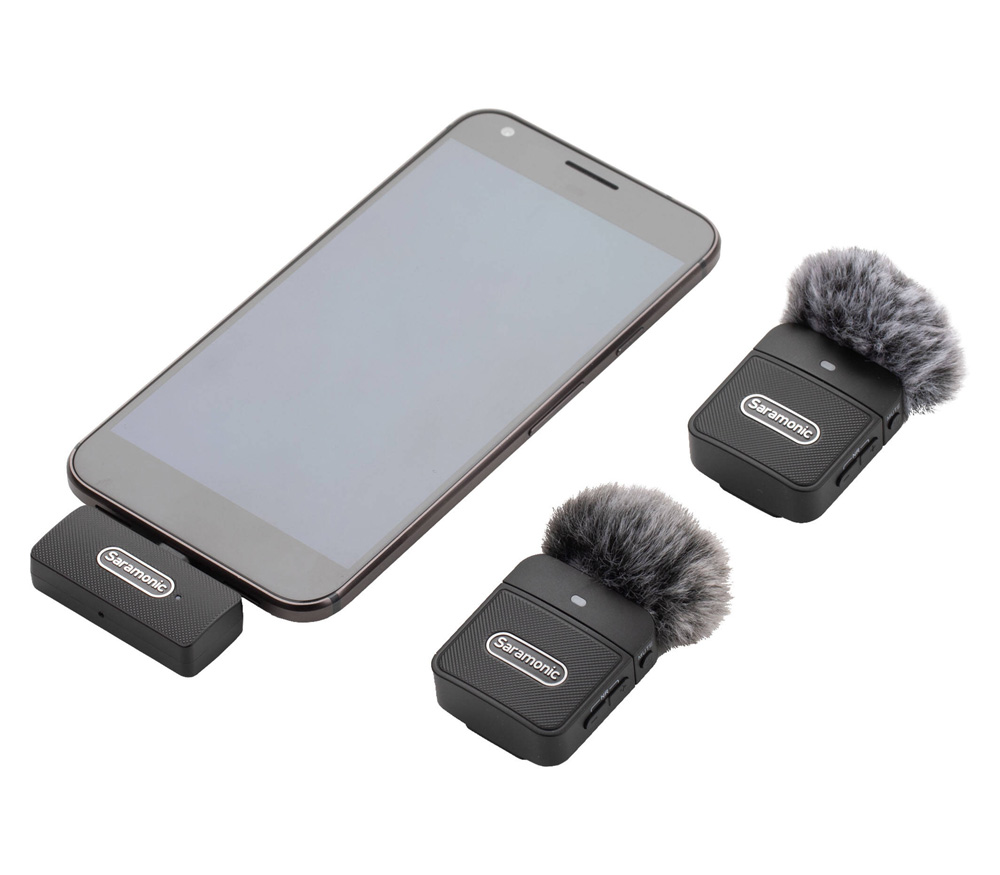 Беспроводная система Saramonic Blink100 B6, TX+TX+RXUC, 2.4 ГГц, USB Type-C (уцененный)