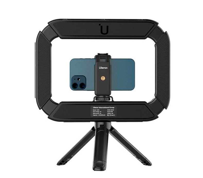 Осветитель кольцевой Ulanzi U200 Ring Light Video Rig, светодиодный, 2500K-8500K, 20 Вт