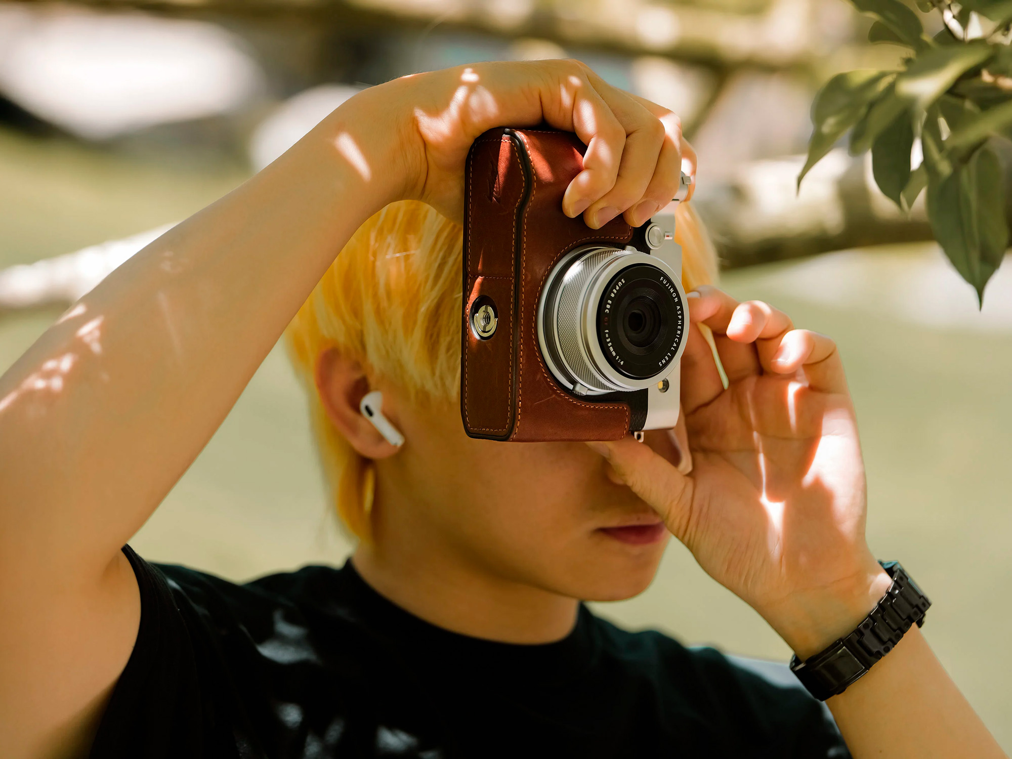 Чехол Tilta Leather Camera Case для Fujifilm GFX100RF, коричневый
