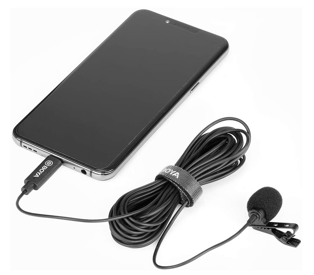 Микрофон Boya BY-M3, петличный, всенаправленный, USB Type-C (уцененный)