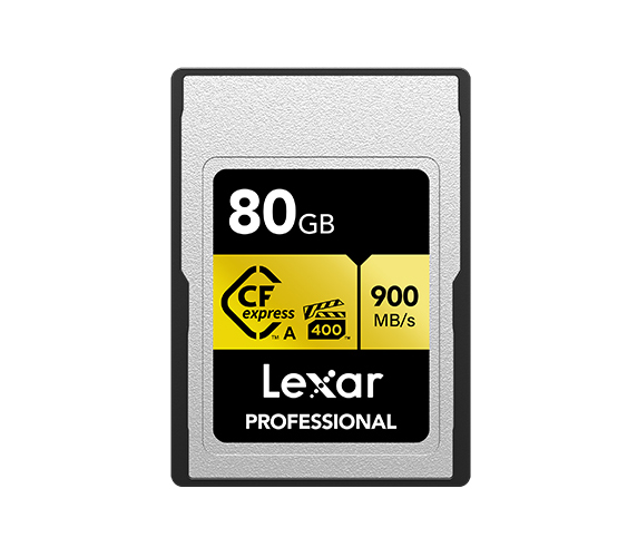 Карта памяти Lexar CFexpress Type A 80GB Professional GOLD Series (R900/W800)