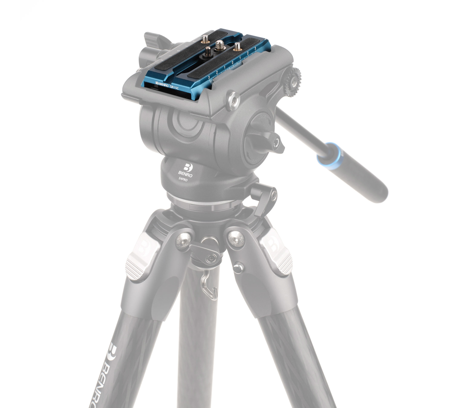 Штатив Benro Dual-Tube KH26PC с видеоголовой, алюминий