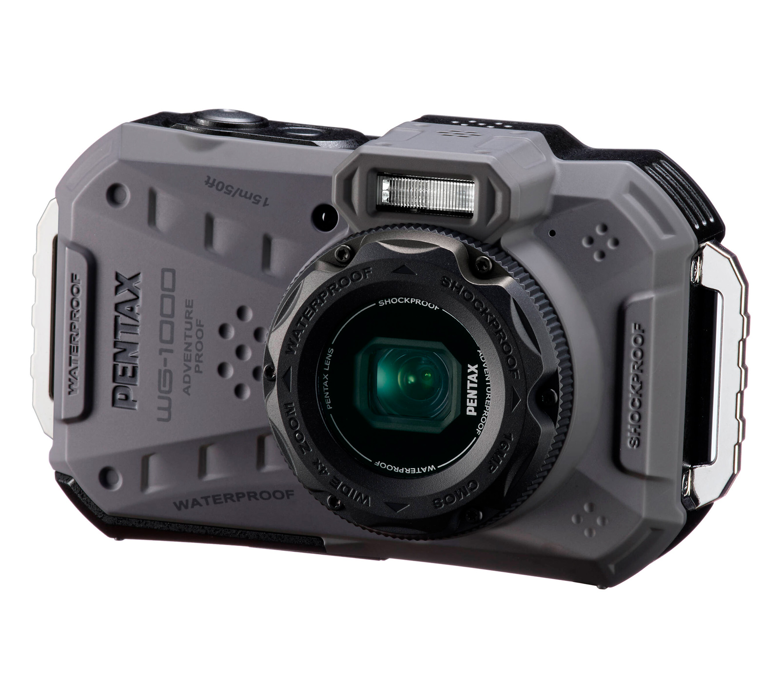 Компактный фотоаппарат Pentax WG-1000, темно-серый