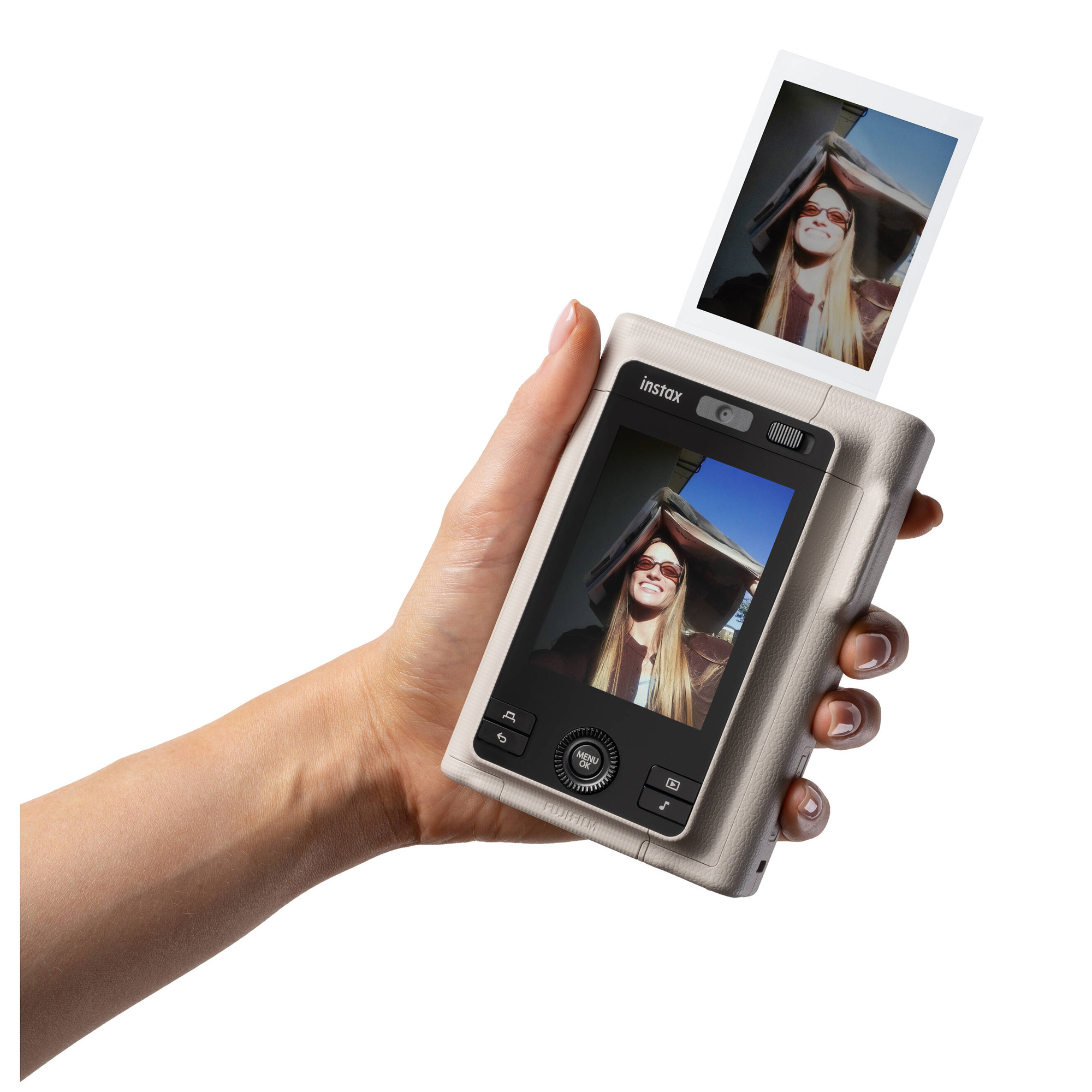 Фотоаппарат моментальной печати Fujifilm Instax MINI LiPlay Plus Sand Beige
