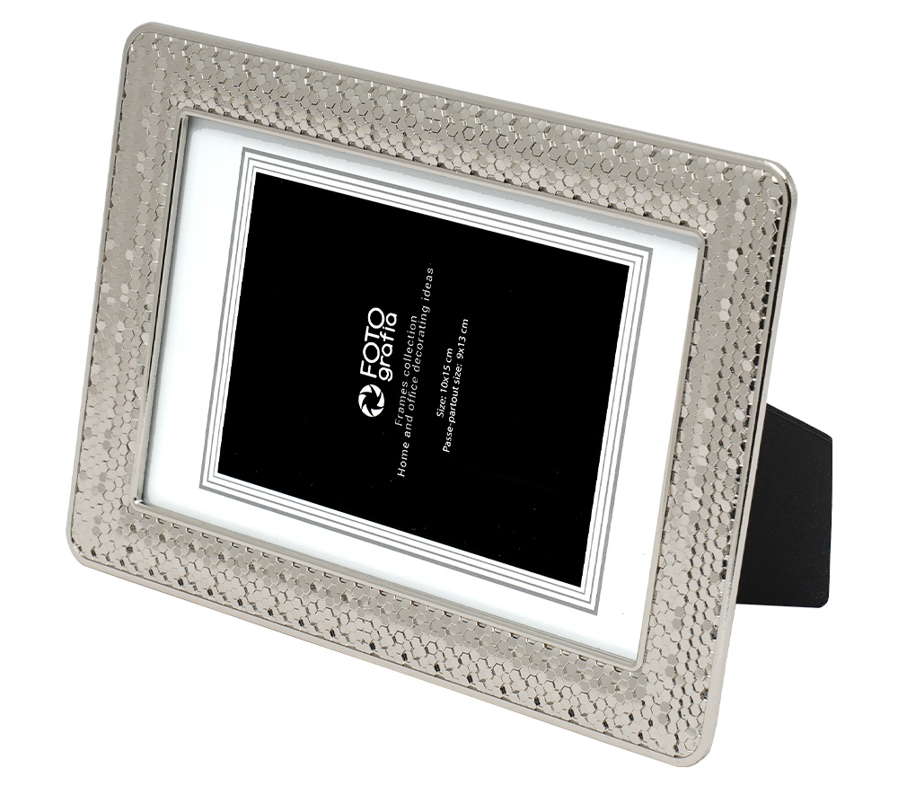 Фоторамка Fotografia 10x15 см, серебристая, FFM-5581
