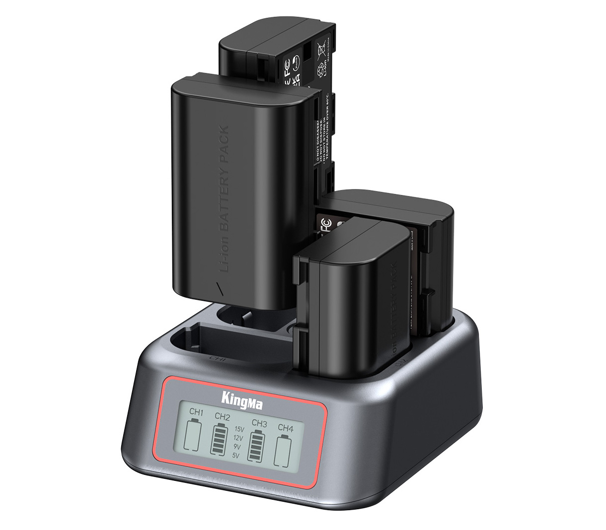 Зарядное устройство Kingma BM069-LPE6 для 4х Canon LP-E6