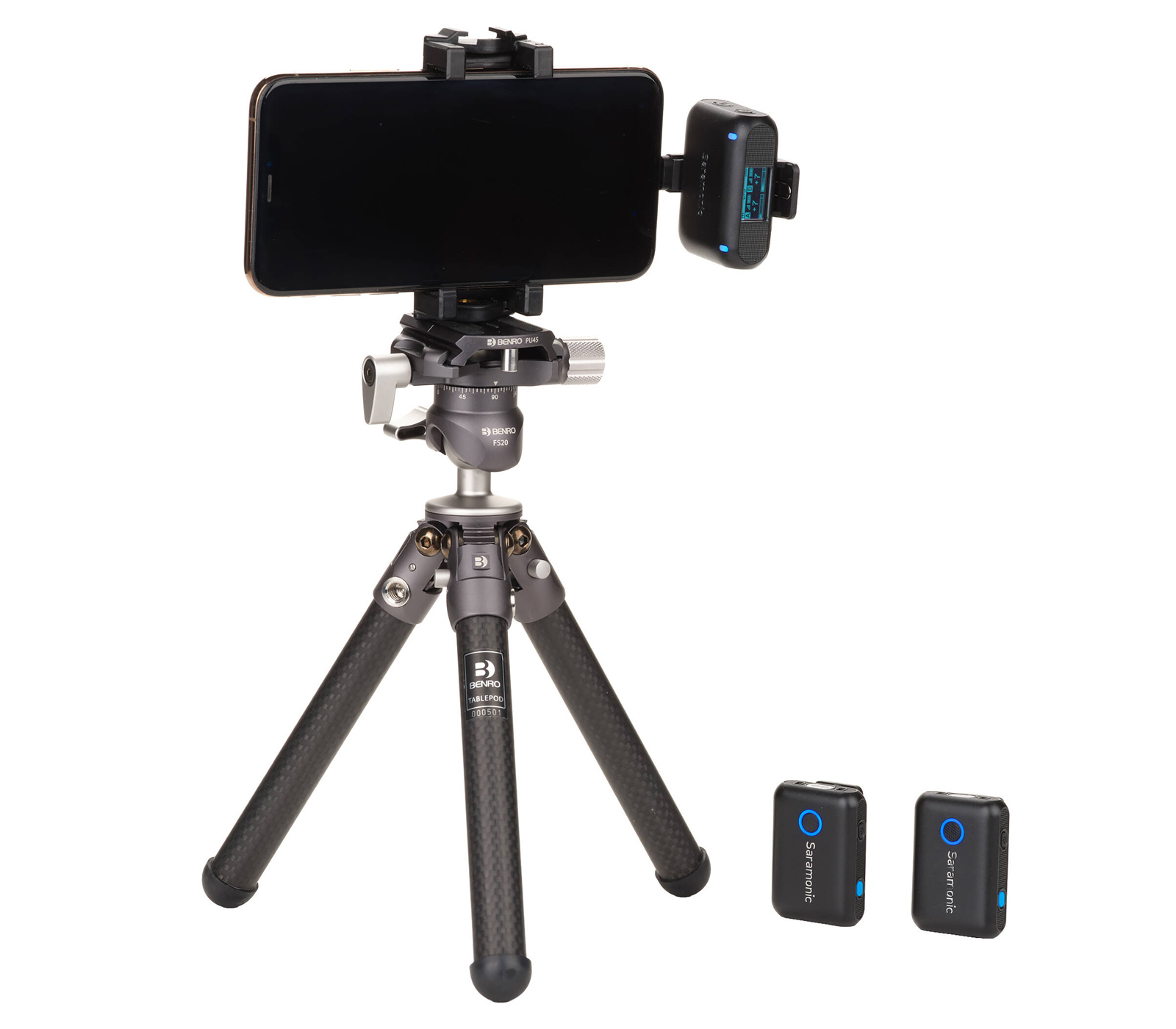 Беспроводная система Saramonic Blink500 B2+, TX+TX+RX, USB-C, Lightning, 3.5 мм