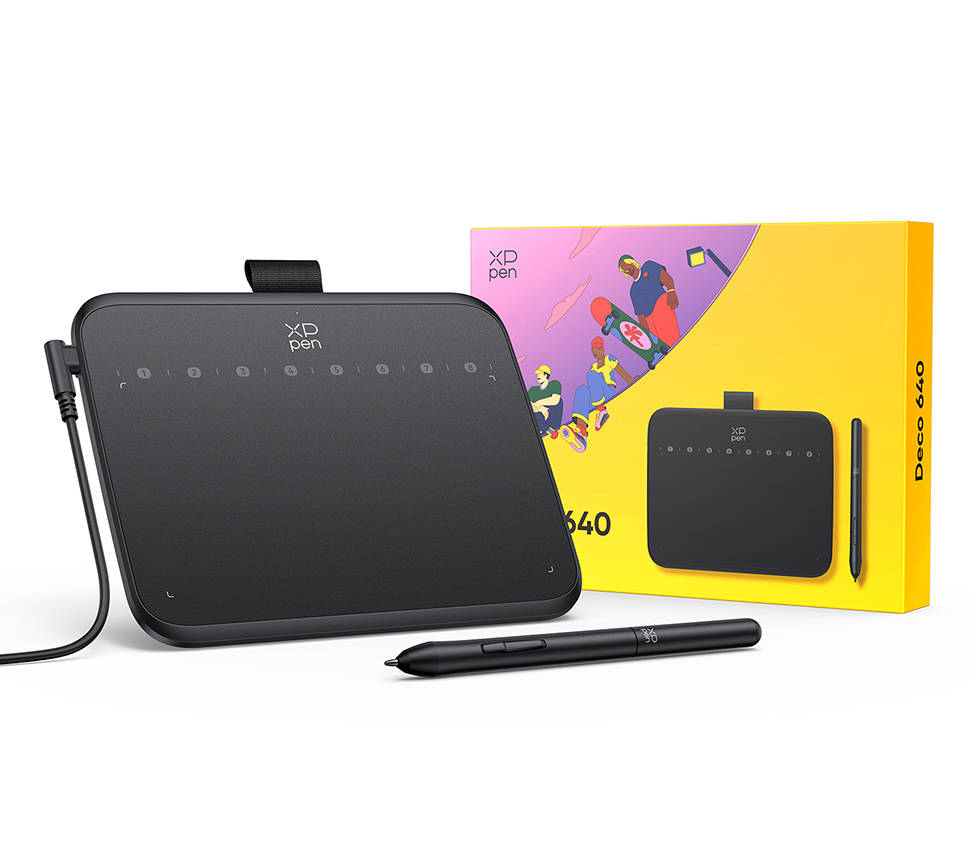 Графический планшет XP-Pen Deco 640 (16 х 9 см)