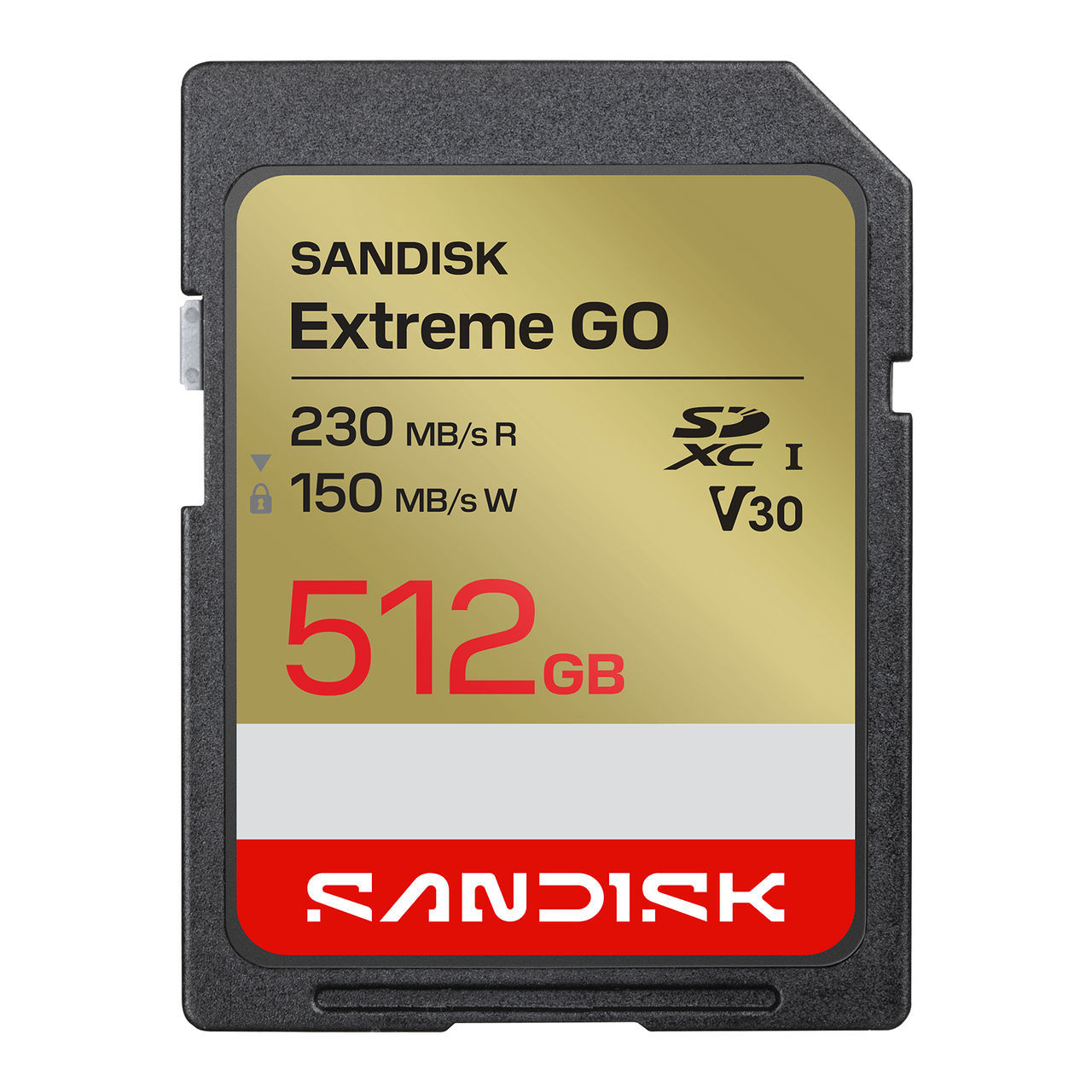 Карта памяти SanDisk SDXC 512GB Extreme GO UHS-I V30 230/150 МБ/с