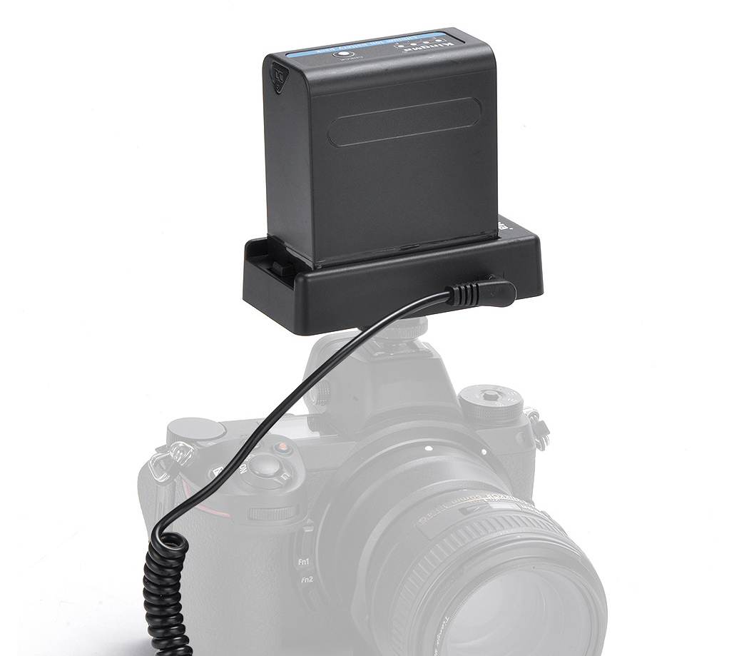 Адаптер питания Kingma DR-BLK22 + батарейная площадка и NP-F980D, вместо DMW-BLK22 и DMW-BLF19