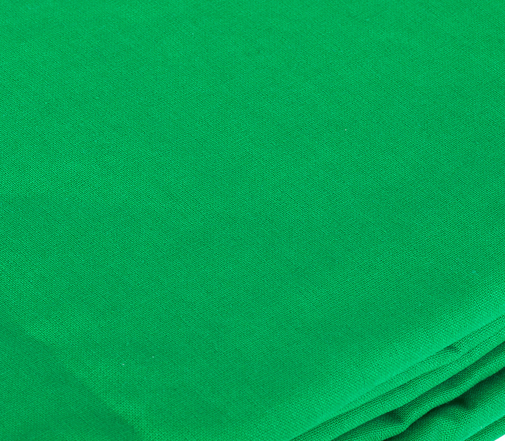 Фон GreenBean Field 2.4 х 5.0 Green, зеленый хромакей
