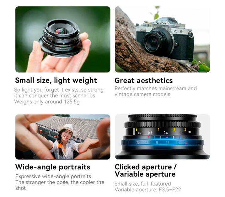 Объектив 7Artisans 10mm f/3.5 Fujifilm X