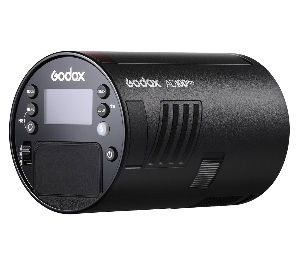 Вспышка Godox Witstro AD100Pro, 100 Дж, черная (TTL, HSS, аккумулятор)