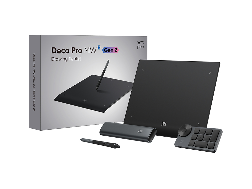 Графический планшет XP-Pen Deco Pro MW, 2 поколение, с пультом управления
