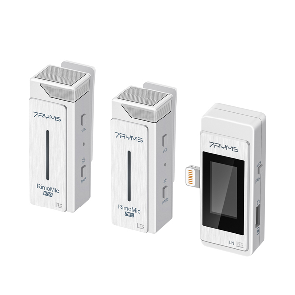 Микрофонная система 7Ryms Rimomic Pro LN White, 2,4 ГГц, Lightning (уцененный)