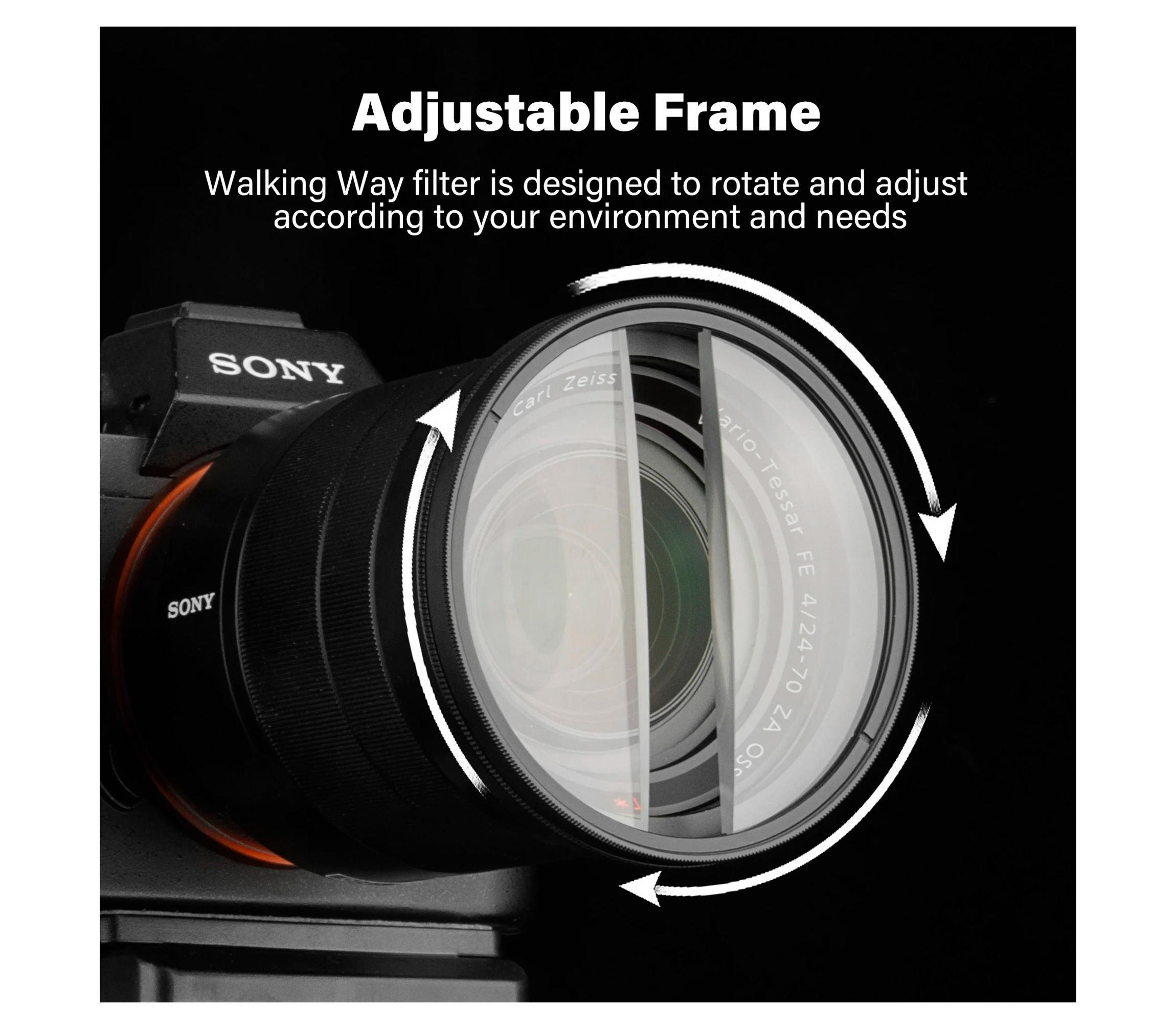 Светофильтр Walking Way Center Field Split Diopter Prism 52mm