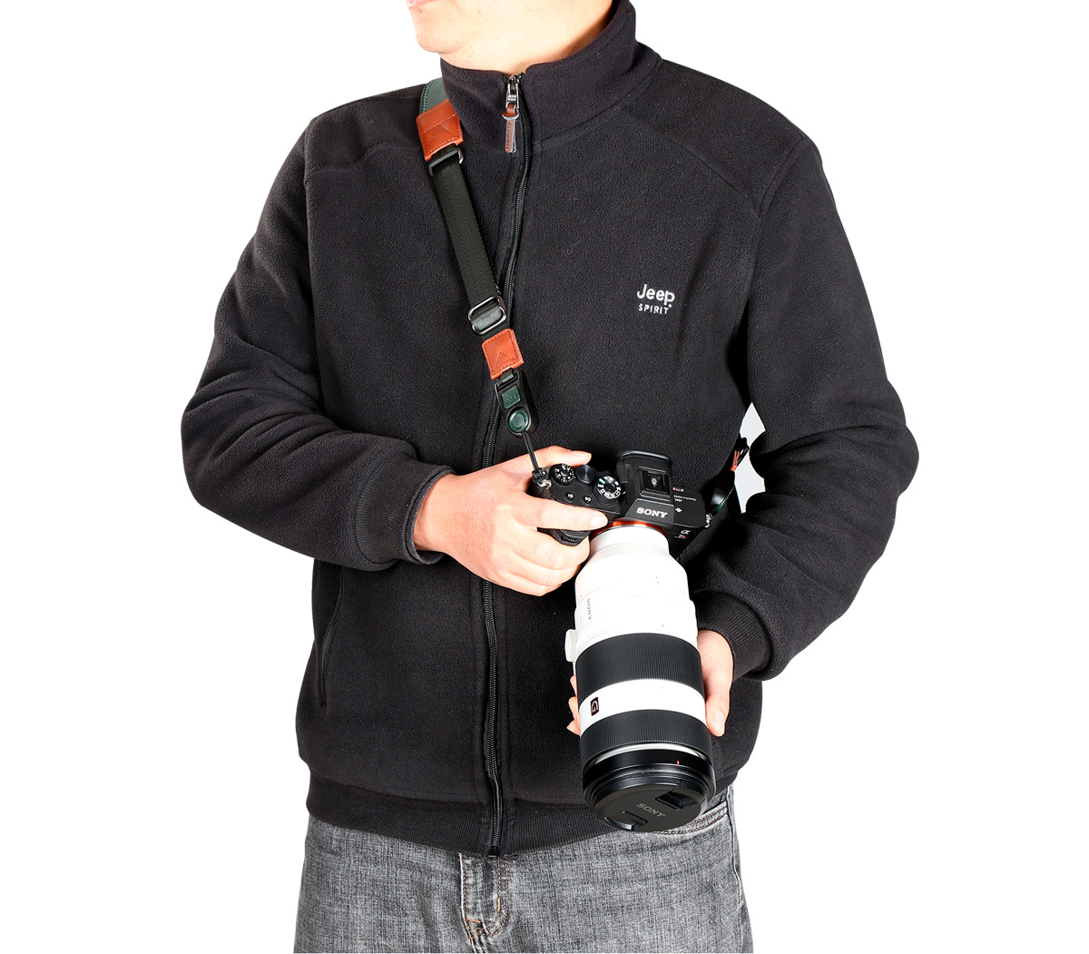 Ремень Vanguard VEO Optic Guard NS плечевой, коричневый