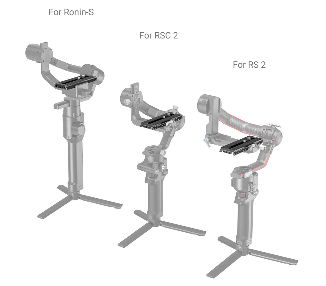 Быстросъемная площадка SmallRig 3158B стандарта Manfrotto 500, для DJI RS