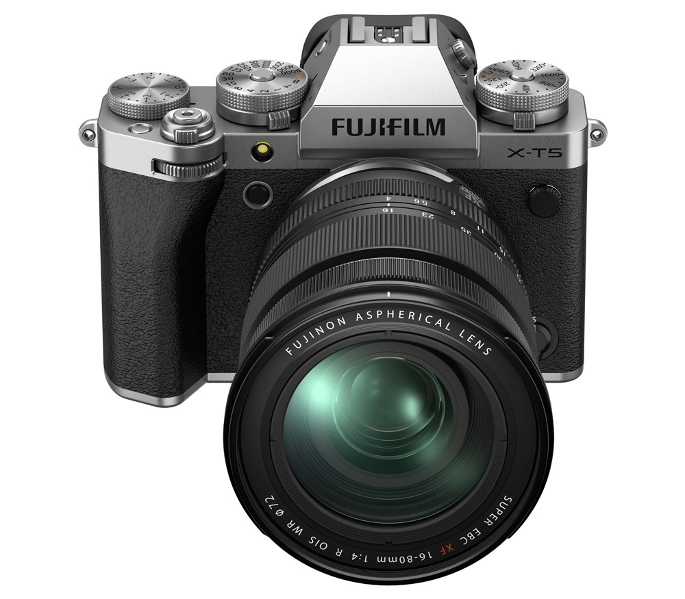 Беззеркальный фотоаппарат Fujifilm X-T5 Kit XF 16-80mm серебристый