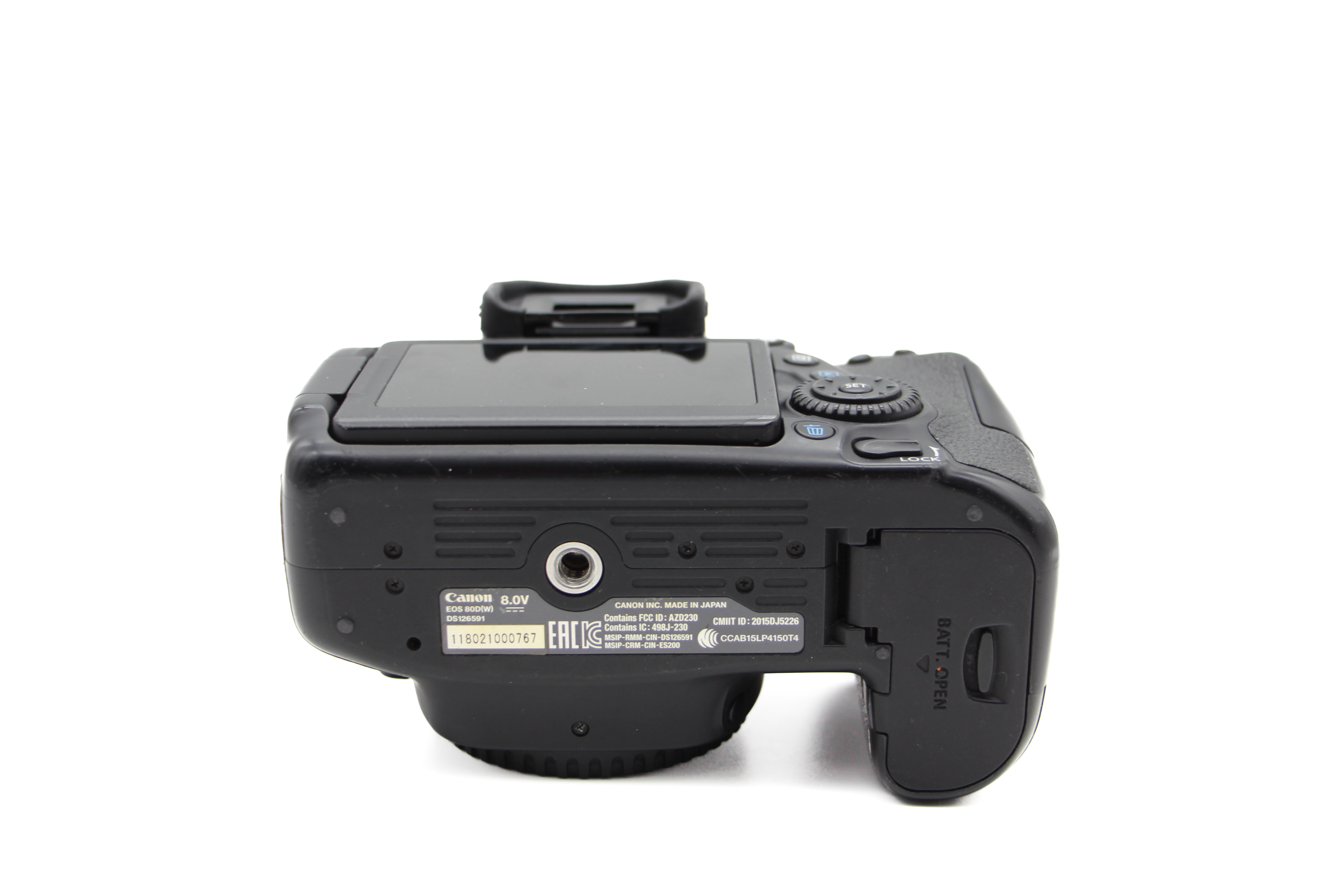 Зеркальный фотоаппарат Canon EOS 80D Body (состояние 4) (б/у)
