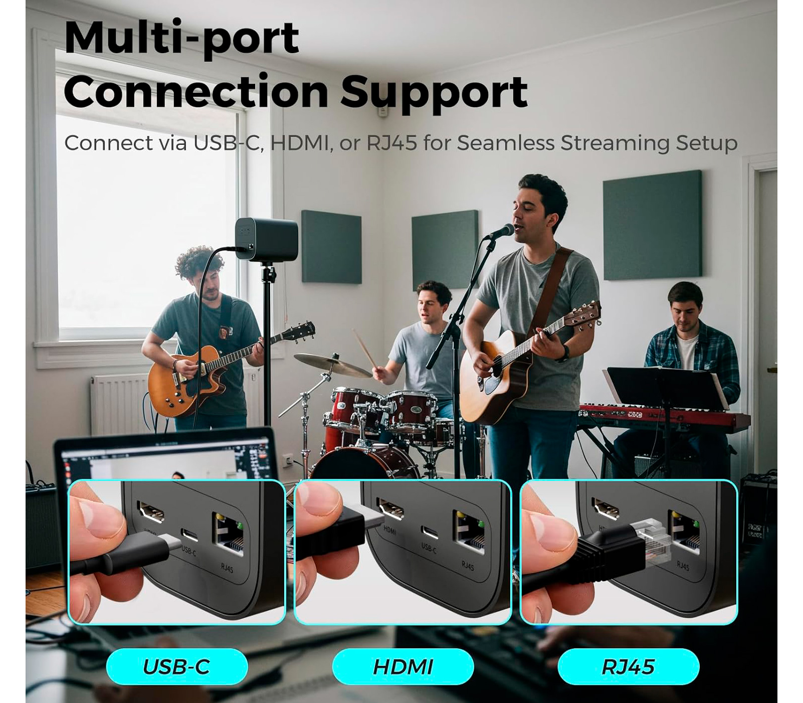 Веб-камера Nearity NearStream VM20, 4K, 10х опт. зум, HDMI, USB, Ethernet