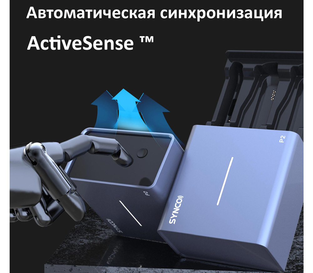 Беспроводная система Synco P2SL 2.4 ГГц, TX+TX+RX, футляр, разъем Lightning (уцененный)