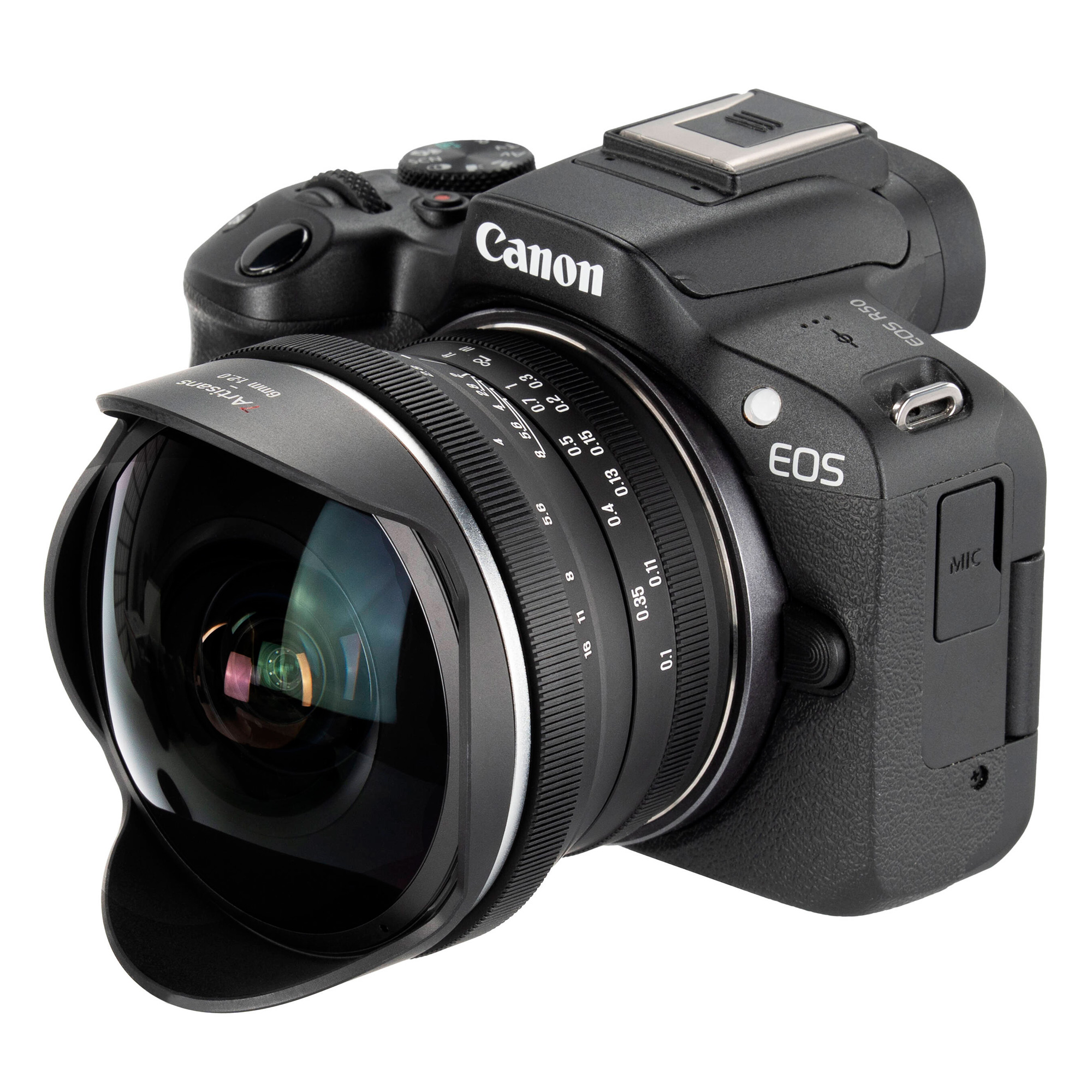 Объектив 7Artisans 6mm f/2 Fisheye для Canon RF (APS-C)