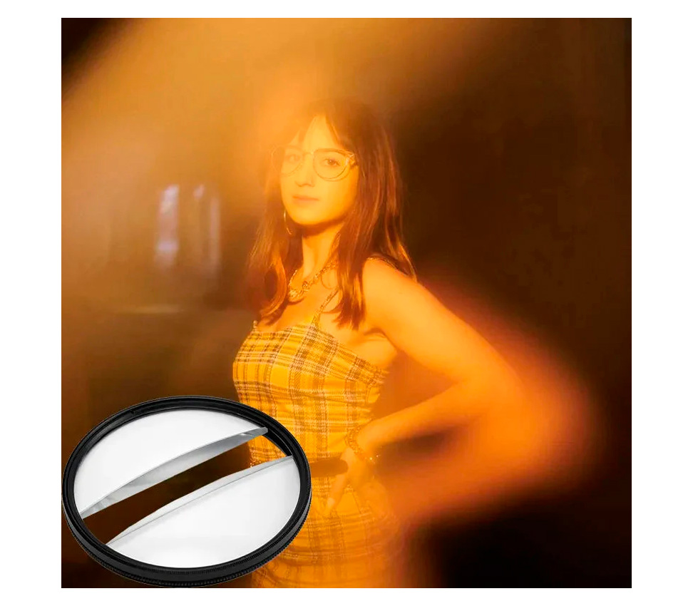 Светофильтр Walking Way Center Field Split Diopter Prism 52mm