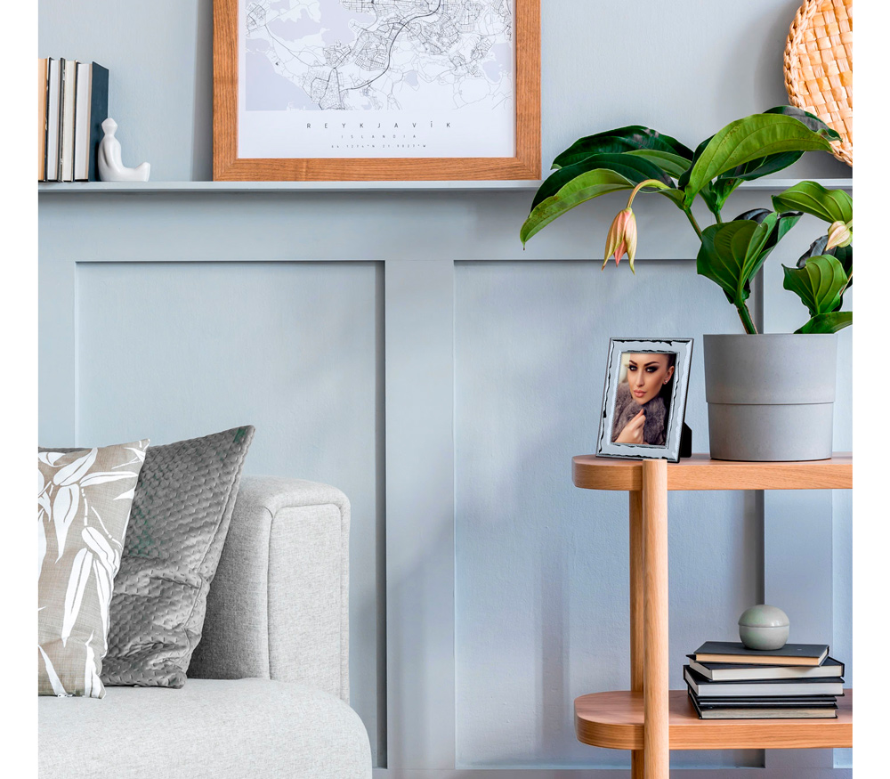 Фоторамка ZEP 15x20 см Larino, металл, серебристая