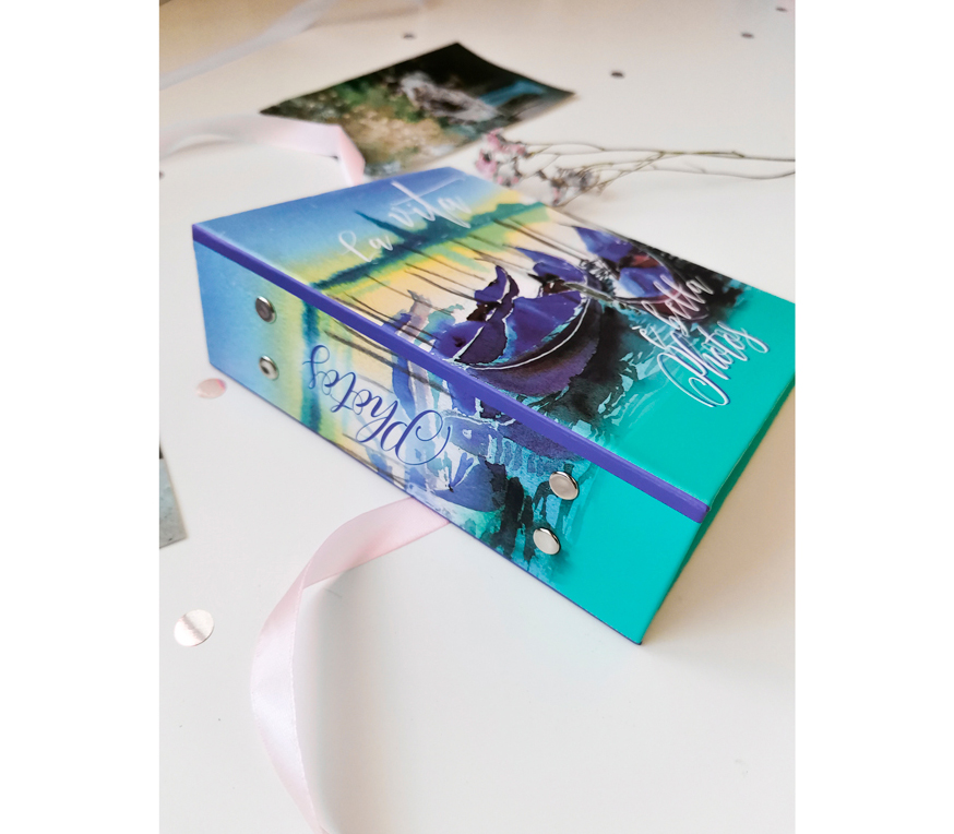 Фотоальбом Полином 200 фото 10х15 см, watercolor travel, Венеция