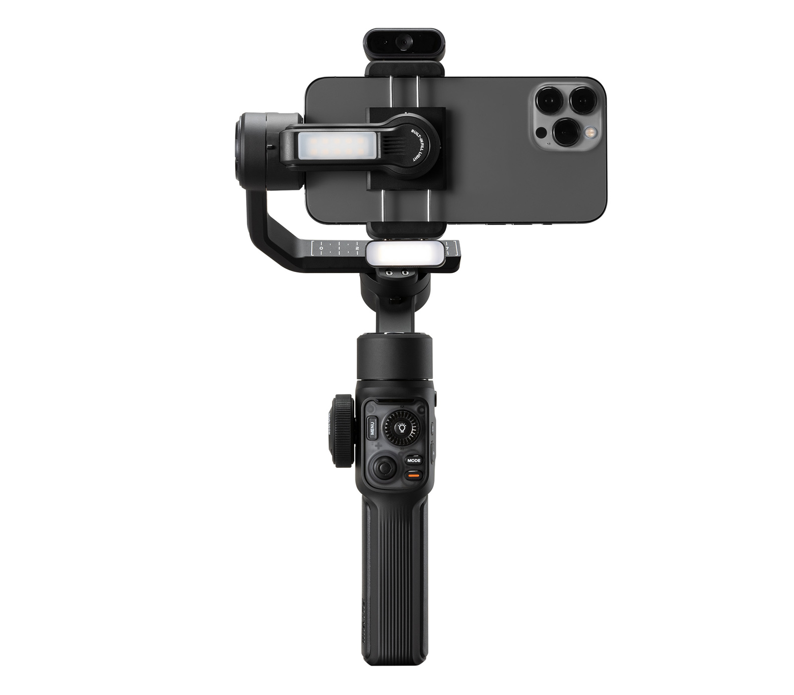 Стабилизатор Zhiyun Smooth 5S AI PRO, для смартфонов, с AI модулем и доп. светом