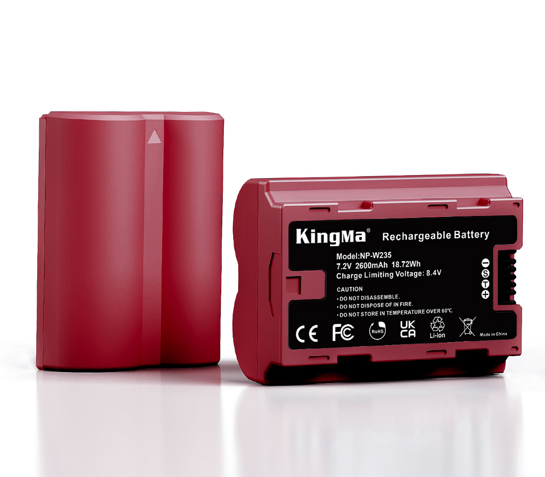Аккумулятор Kingma NP-W235 с защитным кейсом, 2600 мАч