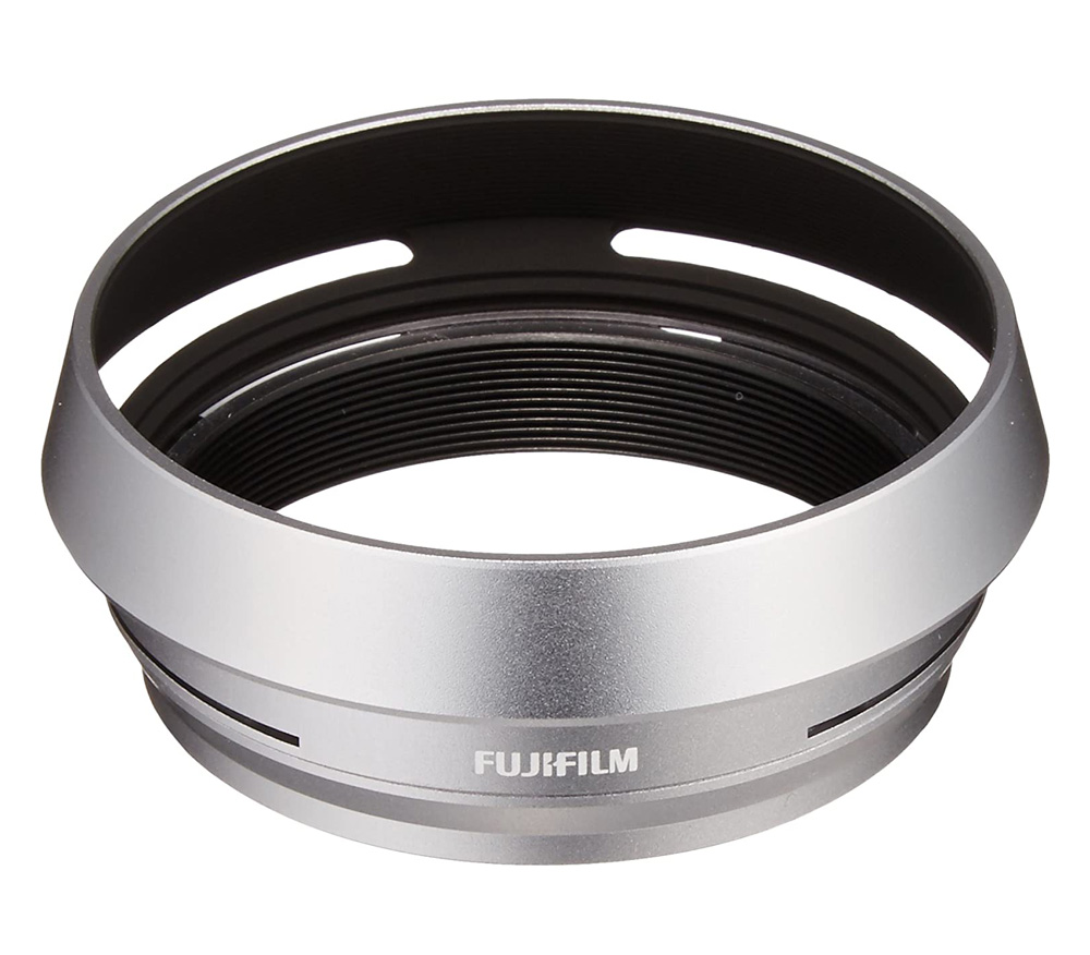 Бленда Fujifilm LH-X100 + адаптер AR-X100, для X100 серии, серебристая