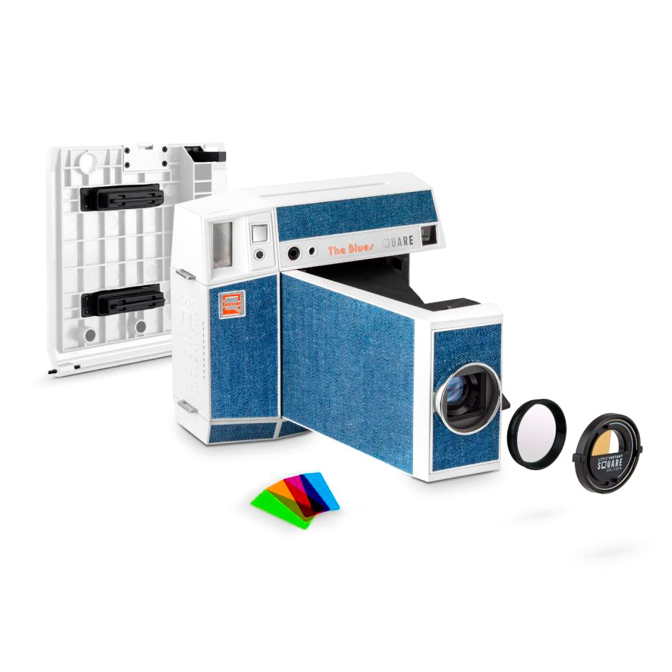 Фотоаппарат моментальной печати Lomography LOMO'Instant Square Glass The Blues Edition