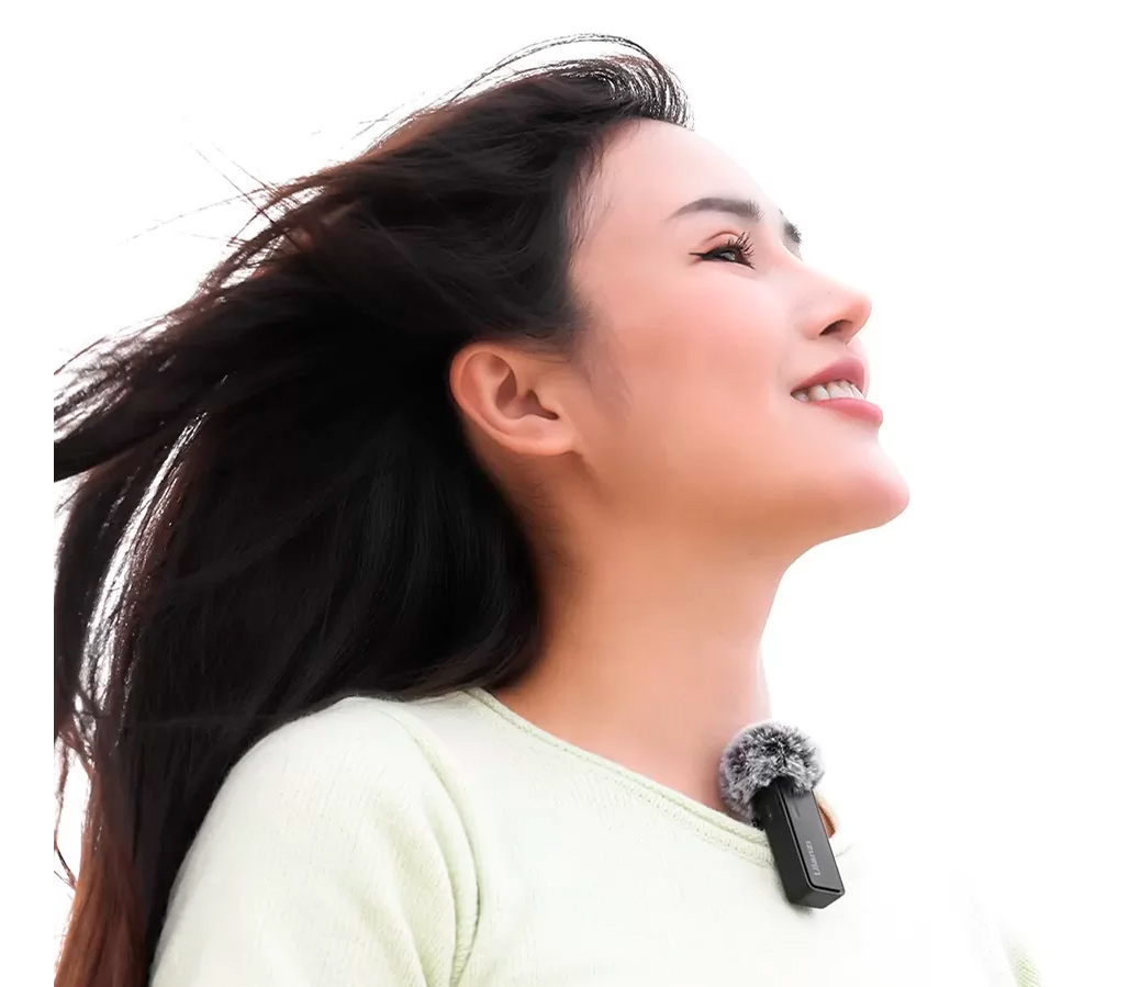 Беспроводная система Ulanzi UW-MIC 20P, 2.4 ГГц, RX+RX+TX, Lightning, черная