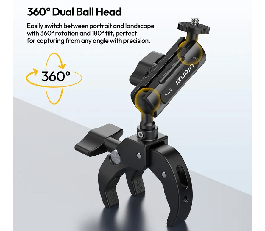 Крепление-зажим Ulanzi R105 Bicycle Rail Mount Clamp