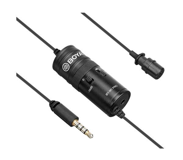 Микрофон Boya BY-M1Pro, петличный, 3.5 мм TRS / TRRS (уцененный)