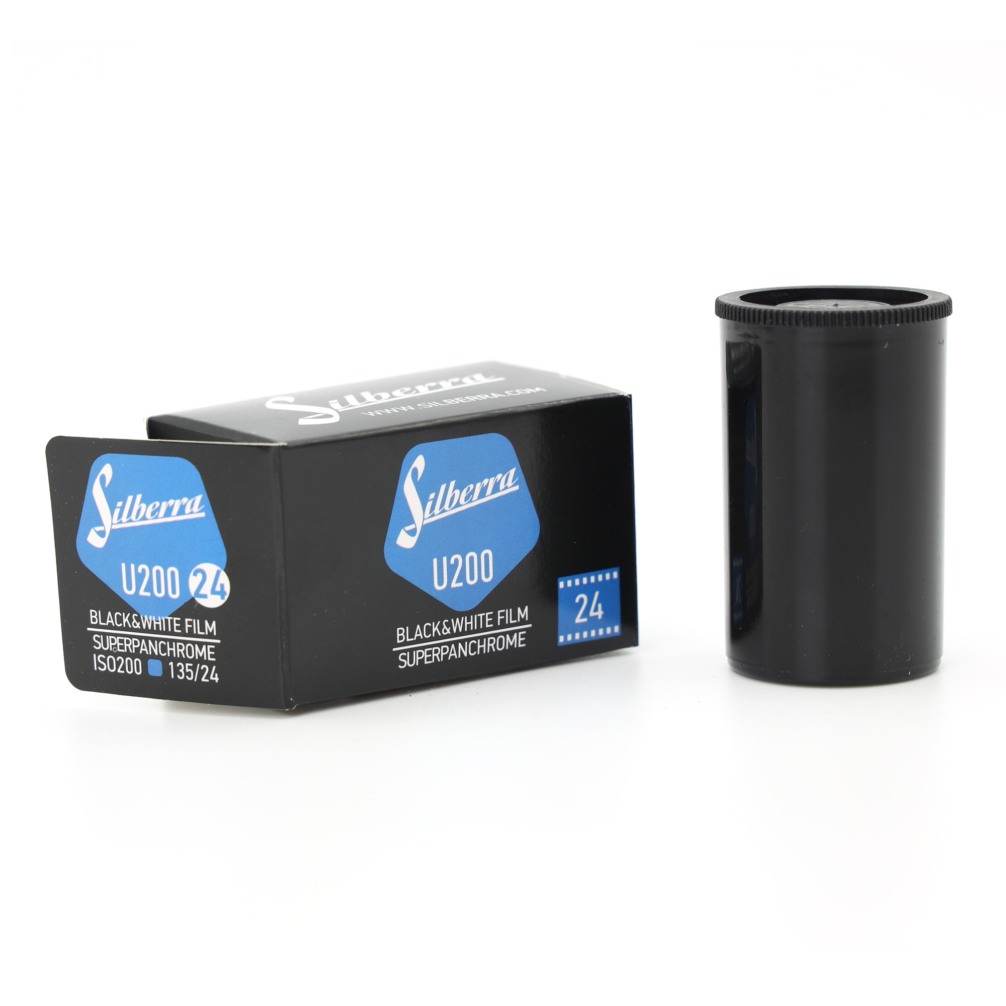 Фотопленка Silberra U200, ч/б негативная, 135 формат, 24 кадра
