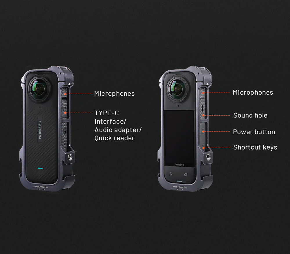 Клетка PGYTECH Insta360 X4 Camera Cage