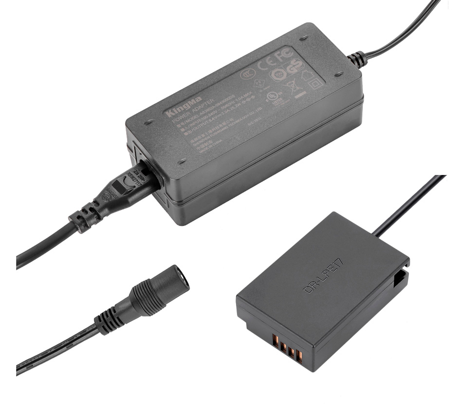 Адаптер питания Kingma DR-LPE17M + сетевой адаптер