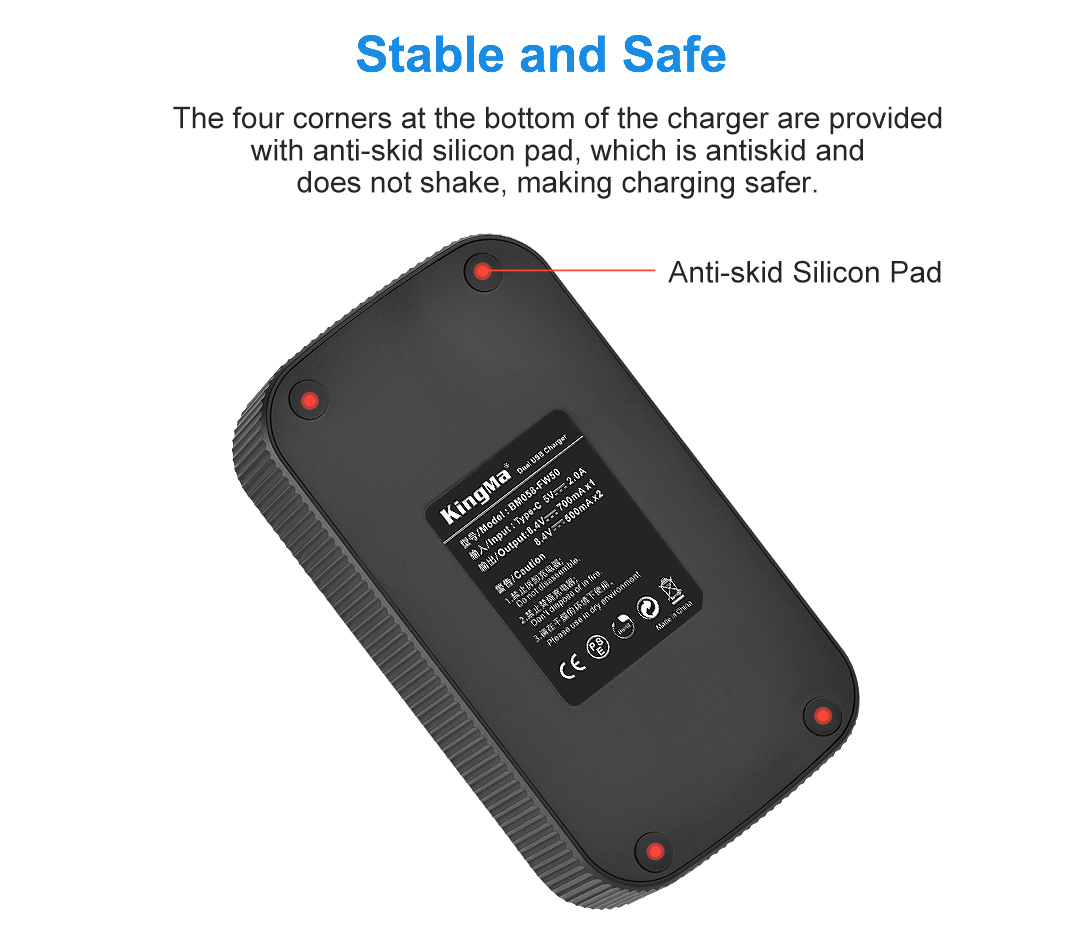 Зарядное устройство Kingma BM058 + 2 аккумулятора NP-FW50 (1080 мАч)