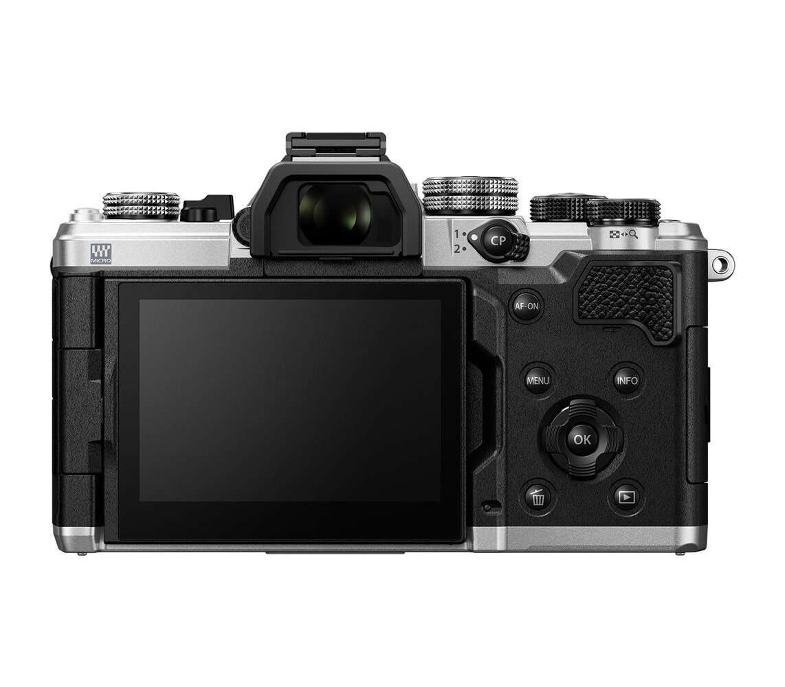 Беззеркальный фотоаппарат OM System OM-3 Kit серебристый + 12-45mm f/4.0 Pro, черный