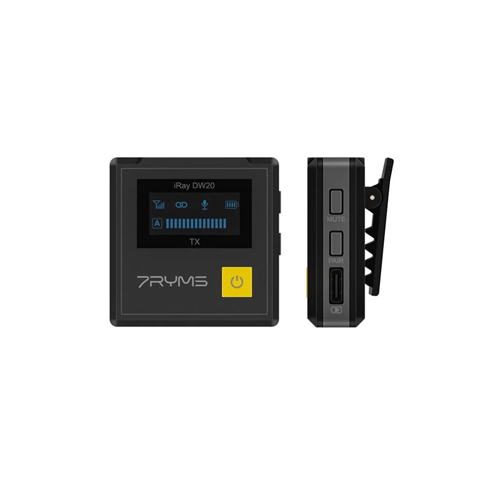 Беспроводная система 7Ryms iRay DW20(A) Black,  2,4 ГГц, 2TX+1RX