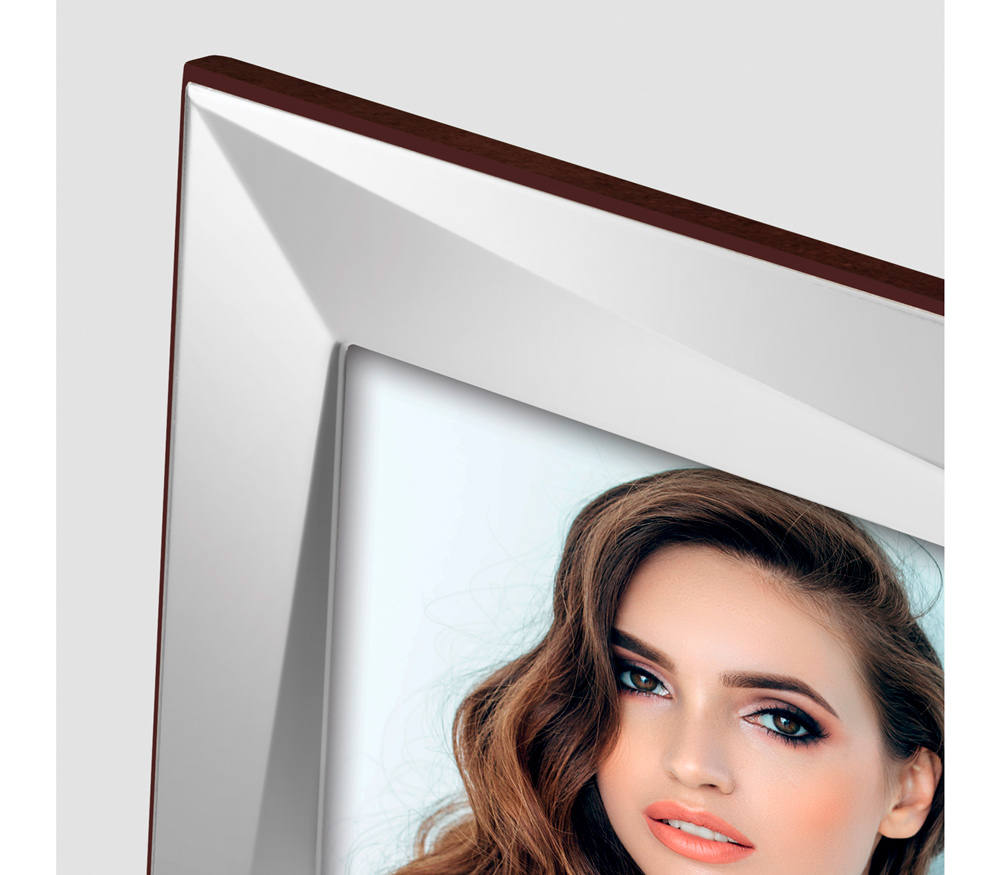 Фоторамка ZEP 15x20 см Positano, металл, серебристая (уцененный)