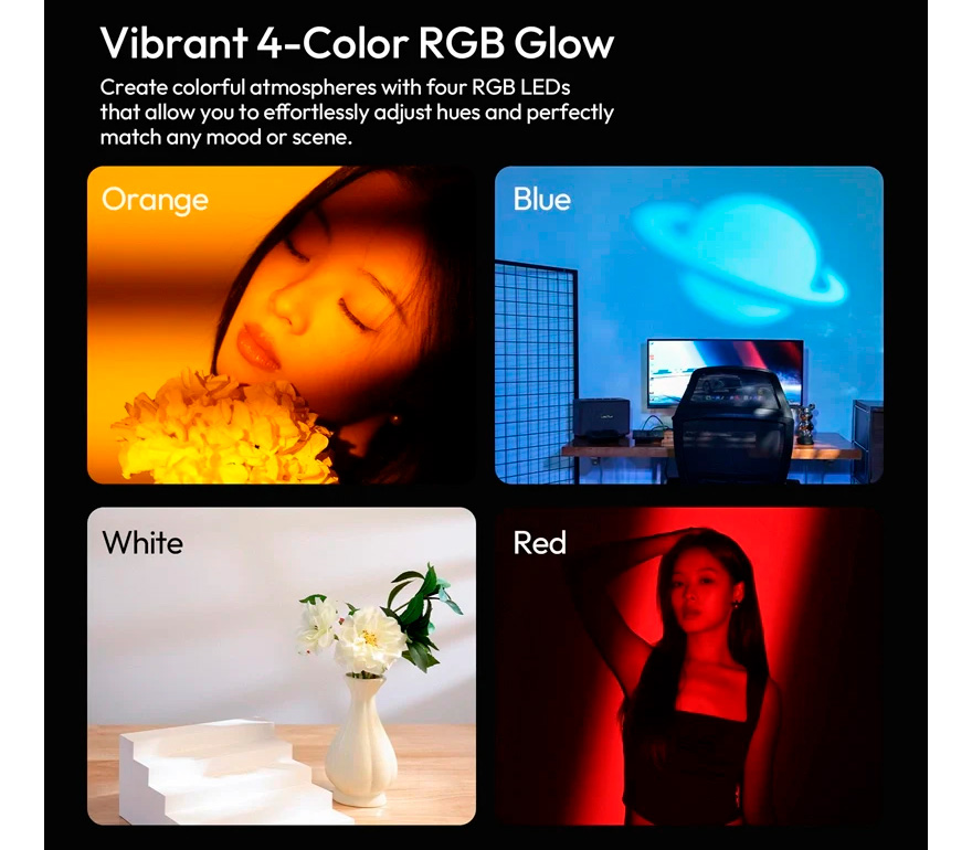 Фотофонарь Ulanzi LM01 V2 Photography Flashlight, 10 Вт, RGB (фонарь фотографа)