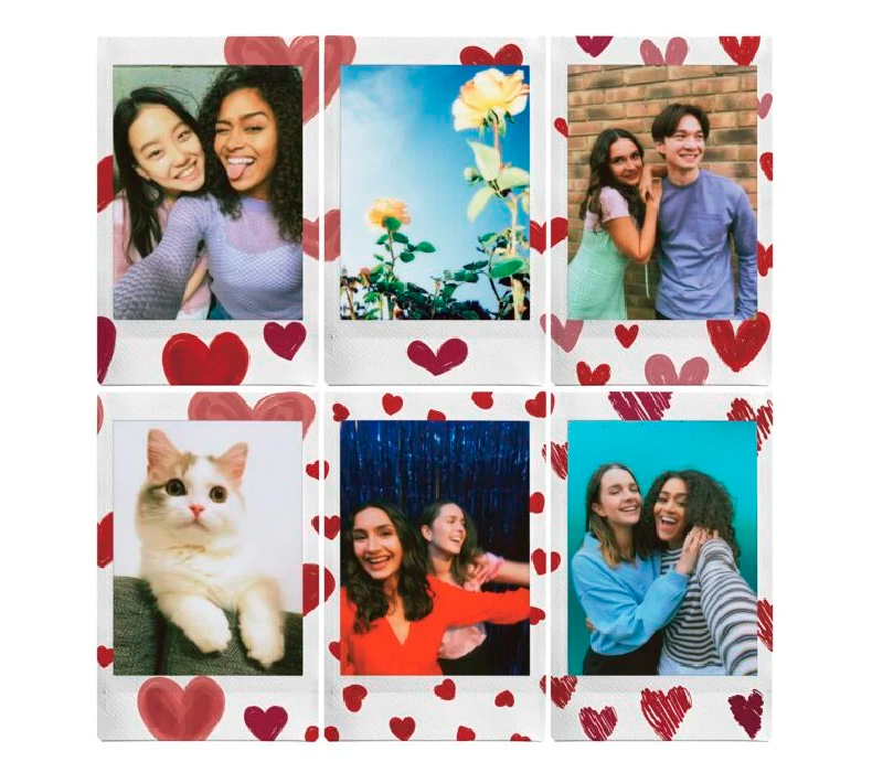 Картридж Fujifilm Instax Mini Heart Sketch, 10 снимков