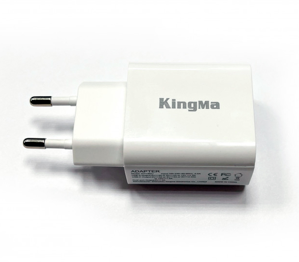 Зарядное устройство Kingma KIT18EU, USB-A и USB-C, 20 Вт