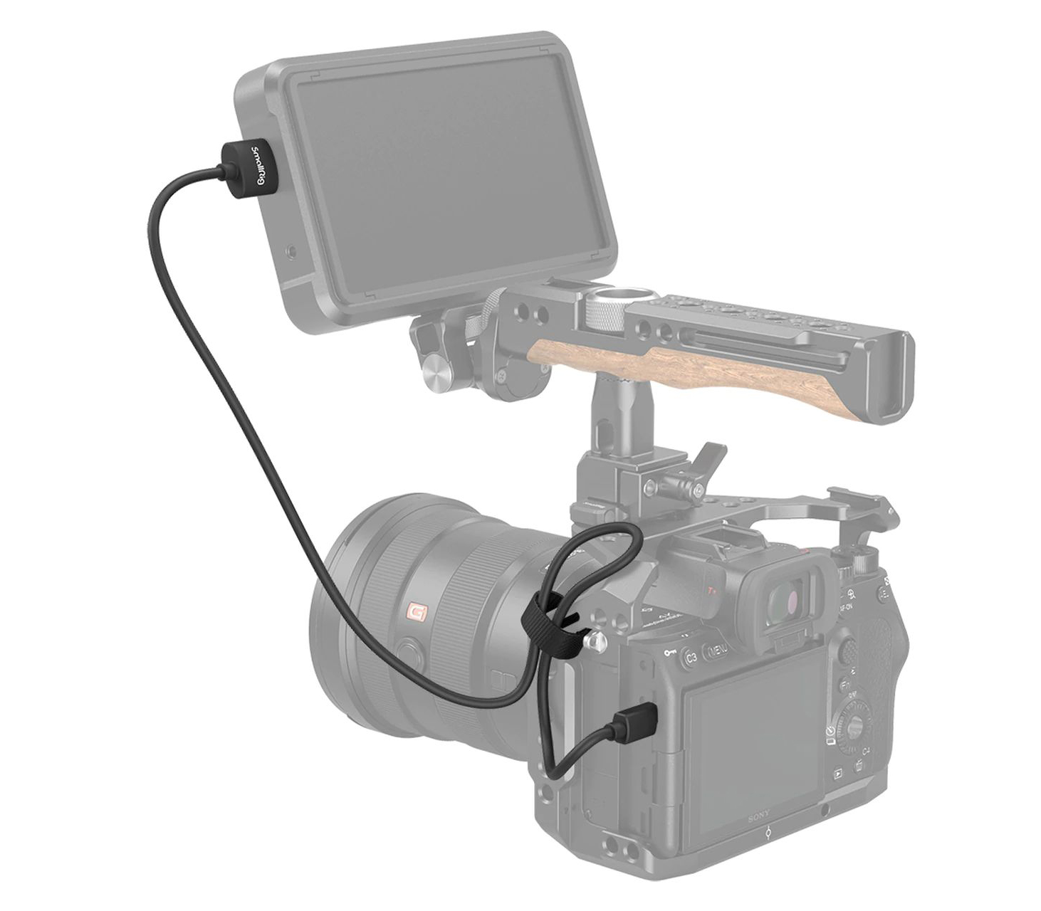 Кабель SmallRig 3043B Ultra Slim 4K HDMI, D-A, 55 см
